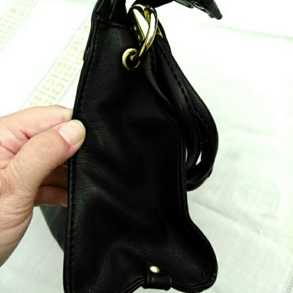 Relic faux leather black handbag purse twisted handle - Picture 6 of 6